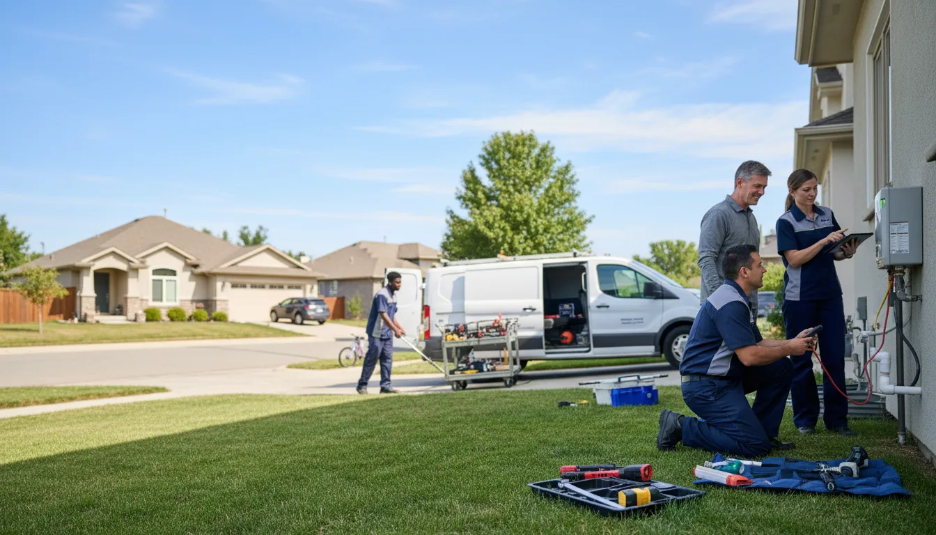 Tankless water heater service in Little Suamico, WI